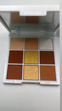 PALETA DE SOMBRAS DE 9 TONOS.